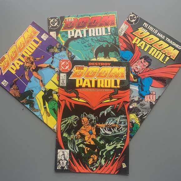 (C15) Doom Patrol DC Comics Issue 2, 3, 5, 10 Copper Age 1980's - Picture 6 of 6